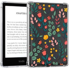 CoBak Clear Case for 6" Kindle 11th Generation 2022 - Ultra-Slim Soft TPU Transparent Cover,Lightweight & Durable Protection