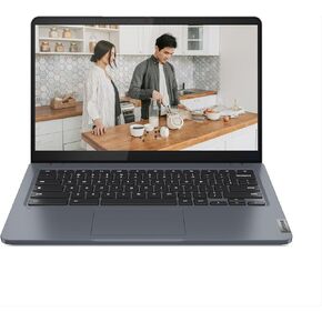 Lenovo IdeaPad Slim 3i Chromebook Plus - 2024 - Lightweight Laptop - Waves MaxxAudio® - 14" FHD Display - HD 1080p Camera - 8GB Memory - 256GB Storage - Intel® Core™ i3-N305 - Storm Grey