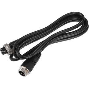 uxcell 4 Pin 3.28ft Backup Camera Cable Aviation Extension Cable Car Video Extension Cable Universal for Dash Cam Rear View Backup Camera Truck Trailer