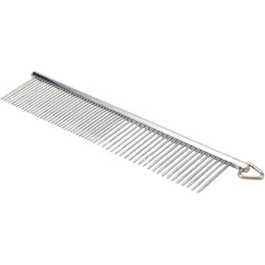 Coastal Pet Safari Dog Grooming Comb for Medium and Coarse Coats - Extra-Long Rotating Teeth - Undercoat Rake for Coarse Coats - 7 1/4"