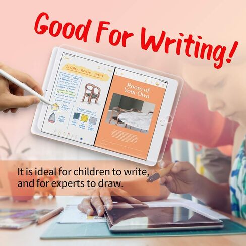 skoko [عبوة من قطعتين من واقي الشاشة الورقي المتوافق مع iPad Pro 12.9 6th 5th 4th الجيل الثالث (2022، 2021، 2020، 2018)، نسيج غير لامع، PET ممتاز، للكتابة/الرسم، متوافق مع قلم Apple in Kuwait