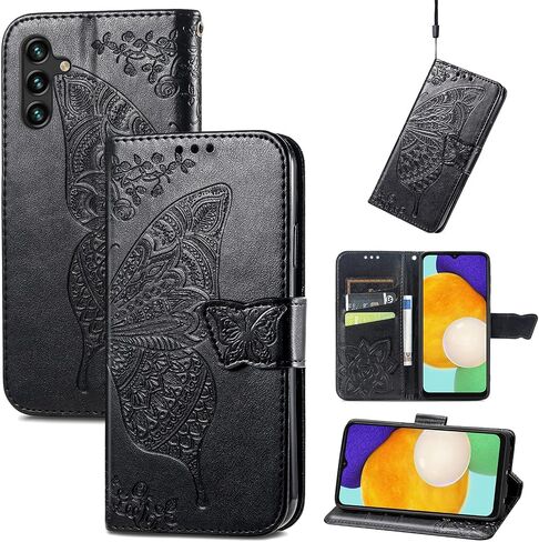 Wallet Case for Samsung Galaxy A13 5G Case Wallet 【RFID Blocking】, Flip Phone Case Compatible with Samsung A13 5G Wallet Case, for Galaxy A13 5G Wallet Case Phone Case with Wrist Strap Kickstand in Saudi Arabia