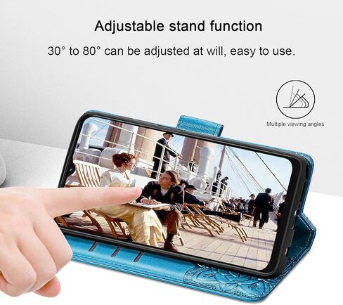 حافظة محفظة لهاتف Samsung Galaxy A13 5G حافظة محفظة 【RFID Blocking】، حافظة هاتف قابلة للطي متوافقة مع حافظة محفظة Samsung A13 5G، حافظة هاتف لهاتف Galaxy A13 5G مع مسند حزام المعصم in Kuwait