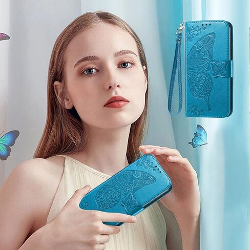 حافظة محفظة لهاتف Samsung Galaxy A13 5G حافظة محفظة 【RFID Blocking】، حافظة هاتف قابلة للطي متوافقة مع حافظة محفظة Samsung A13 5G، حافظة هاتف لهاتف Galaxy A13 5G مع مسند حزام المعصم in Kuwait