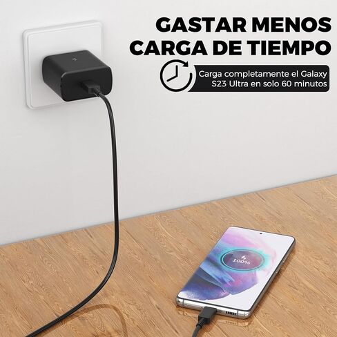 45W Super Fast Charger for Samsung Galaxy Tab A9, A8, S9, S9 Ultra, S9+ Plus, S9 FE Tablet with Charging Cable, Charger Android Type C Cord in Kuwait