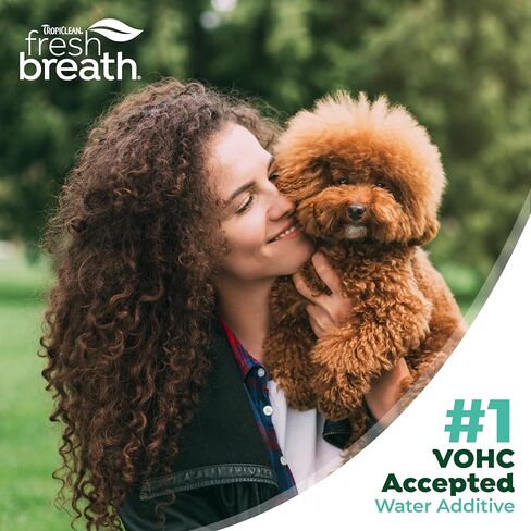 TropiClean Fresh Breath for Puppies | Dog Oral Care Water Additive | Puppy Breath Freshener for Dental Health| Made in the USA | 16 oz. in Saudi Arabia