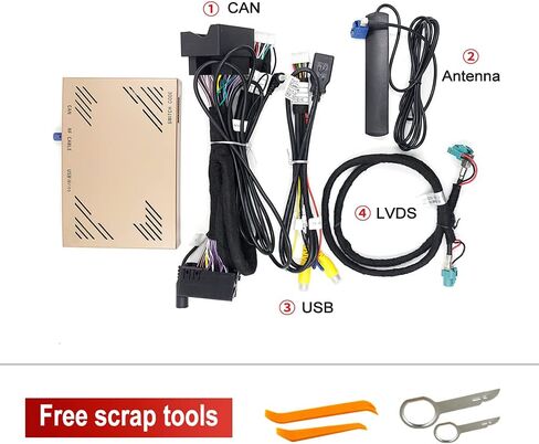 CarlinKit Wireless CarPlay Android Auto Decoder for BMW F20 F22 F30 F32 F10 F12 F01 F48 F25 F26 F15 F16 2013 إلى 2017 شاشة نظام nbt، تدعم الكاميرا الخلفية، iOS 14 in Kuwait