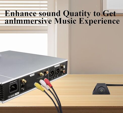 zdyCGTime 3 Feet 3.5MM AUX RCA Panel Mount Cable, （Dual） 2 RCA Male to 3.5mm Female Extention Mount, Flush Mount, Dash Mount, Panel Mount Cable for Car, Boat, Motorcycle (1M, 2RCA to 3.5mm) in Kuwait