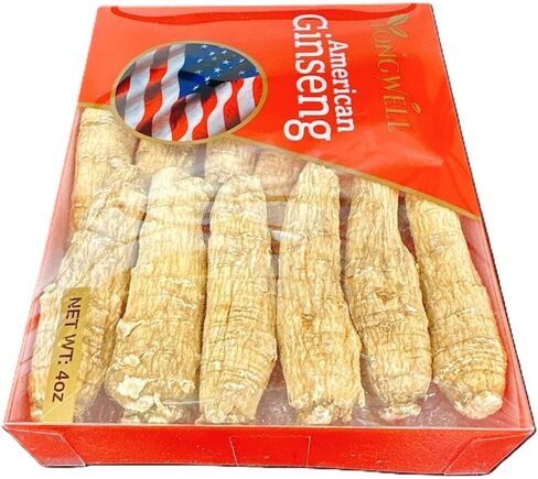Hand Selected A Grade American Ginseng Root Large Short (4 Oz. Box) in Saudi Arabia