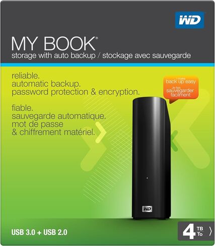 WD My Book 3TB External Hard Drive Storage USB 3.0 File Backup and Storage in Saudi Arabia