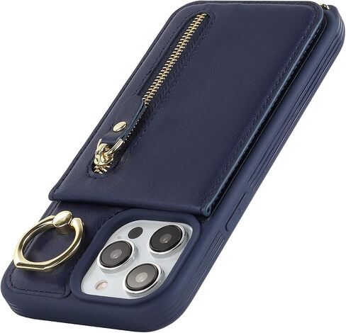 حافظة هاتف Jaorty لهاتف iPhone 13 Pro Max مع حزام، حافظة لهاتف iPhone 12 Pro Max مع حامل بطاقة للنساء، حافظات طويلة تمر بالجسم مع جيب بسحاب وحامل حلقة مقاس 6.7 بوصة، بني in Saudi Arabia
