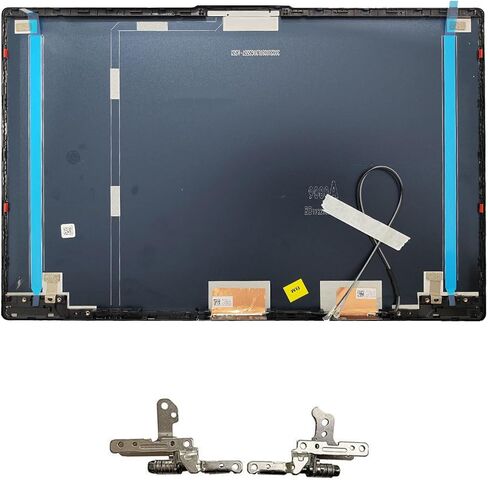 غطاء خلفي LCD بديل للكمبيوتر المحمول مع مفصلات لجهاز Lenovo ideapad 5-15IIL05 5-15ARE05 5-15ITL05 5-15ALC05 AM1K7000430 5CB0Z31048 AM1XX000A30 أزرق داكن (غطاء خلفي ومفصلات LCD) in Kuwait
