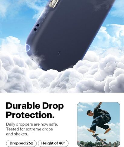 حافظة Caseology Nano Pop Mag لهاتف iPhone 16 Pro [حافظة سيليكون بطبقة مزدوجة متوافقة مع Magsafe] تم اختبارها من الدرجة العسكرية (2024) - أزرق داكن in Saudi Arabia