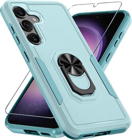Designed for Samsung Galaxy S22 Case Built in Ring Holder,Not for S22+ in Kuwait