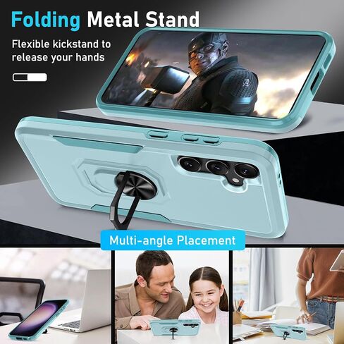 Designed for Samsung Galaxy S22 Case Built in Ring Holder,Not for S22+ in Kuwait