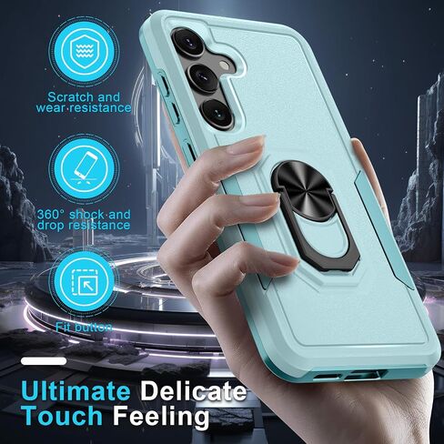 Designed for Samsung Galaxy S22 Case Built in Ring Holder,Not for S22+ in Kuwait