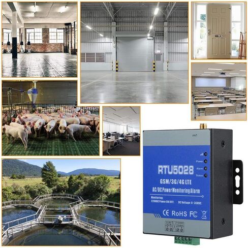 RTU5028 GSM Power Voltage Status Monitoring Alarm, Connection Remote Controling, Power Failure/Recover Alert 100-240V(US) in Saudi Arabia