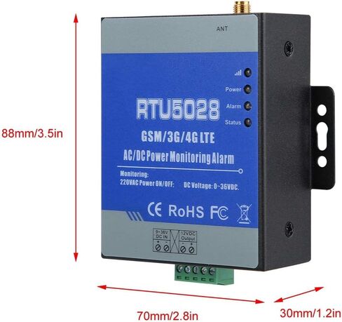 RTU5028 GSM Power Voltage Status Monitoring Alarm, Connection Remote Controling, Power Failure/Recover Alert 100-240V(US) in Saudi Arabia