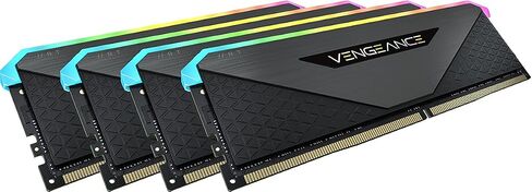 CORSAIR Vengeance RGB RT 32GB (4x8GB) DDR4 3600 (PC4-28800) C18 1.35V ذاكرة سطح المكتب in Saudi Arabia