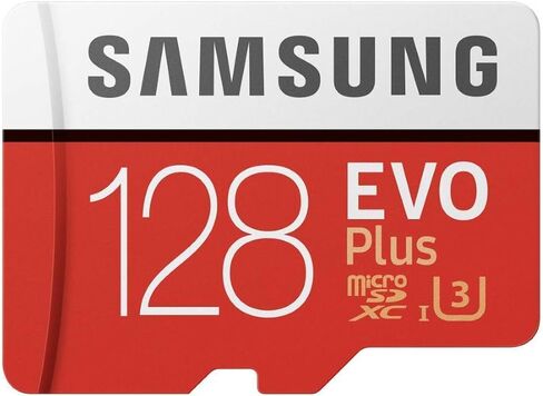 Samsung Evo Plus Class 10 UHS-I microSDXC U3 with Adapter (128GB MB-MC128GA/APC) in Saudi Arabia
