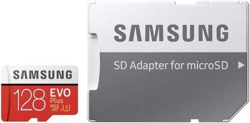 Samsung Evo Plus Class 10 UHS-I microSDXC U3 with Adapter (128GB MB-MC128GA/APC) in Saudi Arabia