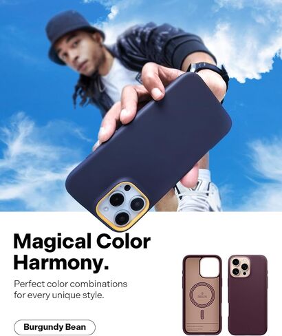 حافظة Caseology Nano Pop Mag لهاتف iPhone 16 Pro [حافظة سيليكون بطبقة مزدوجة متوافقة مع Magsafe] تم اختبارها من الدرجة العسكرية (2024) - أزرق داكن in Saudi Arabia