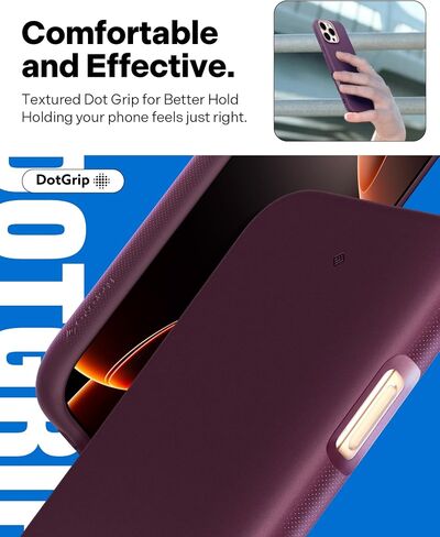 حافظة Caseology Nano Pop Mag لهاتف iPhone 16 Pro [حافظة سيليكون بطبقة مزدوجة متوافقة مع Magsafe] تم اختبارها من الدرجة العسكرية (2024) - أزرق داكن in Saudi Arabia