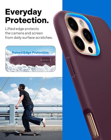 حافظة Caseology Nano Pop Mag لهاتف iPhone 16 Pro [حافظة سيليكون بطبقة مزدوجة متوافقة مع Magsafe] تم اختبارها من الدرجة العسكرية (2024) - أزرق داكن in Saudi Arabia