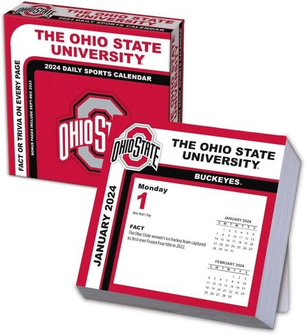 TURNER SPORTS Ohio State Buckeyes 2024 Box Calendar (24998053017) in Saudi Arabia