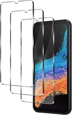 JOKITA 3 Pack Screen Protector for Samsung Galaxy Xcover 6 Pro,9H Hardness, Upgrade Edge Protection,Scratch-Resistant, HD Clarity, Anti Fingerprint, Easy Installation, Bubble Free. in Saudi Arabia