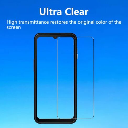 JOKITA 3 Pack Screen Protector for Samsung Galaxy Xcover 6 Pro,9H Hardness, Upgrade Edge Protection,Scratch-Resistant, HD Clarity, Anti Fingerprint, Easy Installation, Bubble Free. in Saudi Arabia