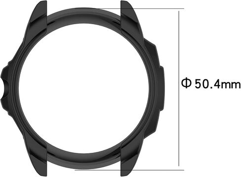 3 عبوات من حافظات السيليكون المتوافقة مع Garmin Forerunner 955/955 Solar Watch Case Cover Protector لـ Forerunner 955 Solar (أسود + أسود + أسود) in Saudi Arabia
