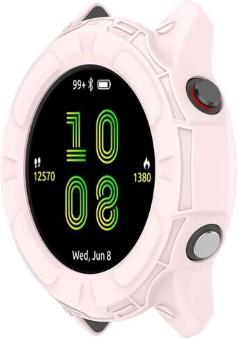 3 عبوات من حافظات السيليكون المتوافقة مع Garmin Forerunner 955/955 Solar Watch Case Cover Protector لـ Forerunner 955 Solar (أسود + أسود + أسود) in Saudi Arabia