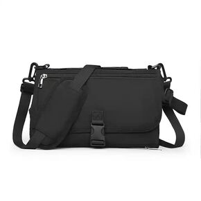 Baby Changing Pad Portable Travel Changing Pad Cover Mat for Baby Stroller Car Seat (Black)