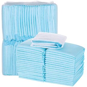 Payanwin 100 Pack Disposable Changing Pads Baby Disposable Underpads Waterproof Diaper Changing Pad Breathable Underpads Bed Table Protector Mat, 17.8 Inches x 13 Inches