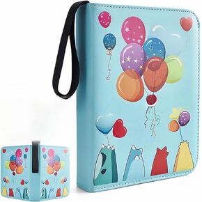 Pokémon Card Binder - Premium 4-Pocket Album for 400 Cards, Portable Storage & Display Case- Ideal Gift for Pokémon Collectors