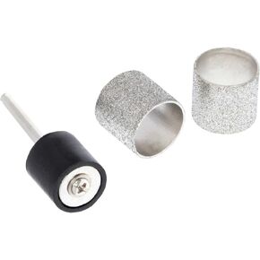 Pet Nail Grinder Diamond Wheel - 120 grit Rotary Tool Sanding Bands for Pet Nail Dremel Tool - Compatible with Any 1/2 inch Mandrel Grinding Tool, (80 grit)