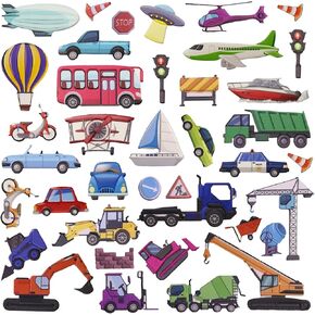 ملصقات نافذة WALPLUS للأطفال الصغار وأنشطة السفر ملصقات منتفخة ملصقات نافذة قابلة لإعادة الاستخدام ملصقات نافذة قابلة للإزالة لسيارة وطائرة ومستلزمات الحفلات المنزلية ولعبة النقل للأطفال 50 قطعة in Kuwait