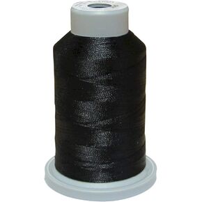 Thread Trilobal Polyester No. 40-1000m Spool - 11001 Black