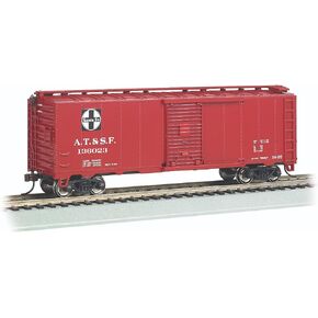 Bachmann Trains - 40' STEAM ERA Box CAR - Santa FE #136023 - HO Scale