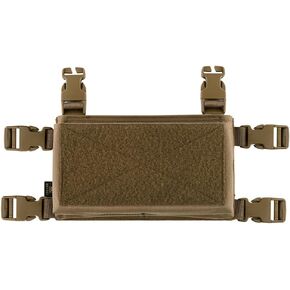KRYDEX MK3 Placard with Hook Backing for Tactical Vest Chest Rig (Coyote Brown)