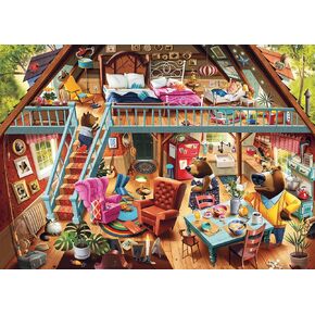 Ravensburger Goldilocks Gets Caught! 1000 Piece Jigsaw Puzzle for Adults - 17311 - Every Piece is Unique, Softclick Technology Means Pieces Fit Together Perfectly, 27 x 20