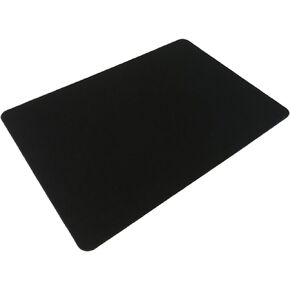 Standard Black Close-up Magic Pad, Non-Slip Grip Table Mat for Card Tricks and Coin Illusions - 11 by 16 Inches