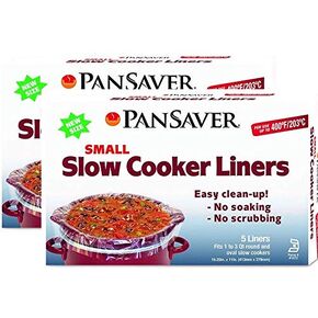 بطانات الطبخ البطيئة من PanSaver مع شريط مناسب تمامًا، 10 قطع، تناسب 1 كوارت إلى 3 كوارت in Kuwait