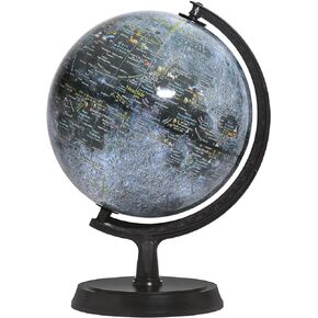 Mapsoft Explorer Moon Globe, 24cm/9.5", M-24, Lunar Globe, Moon Map, Lunar Map, Lunar, Lamp, Light, LED, lighting, Night