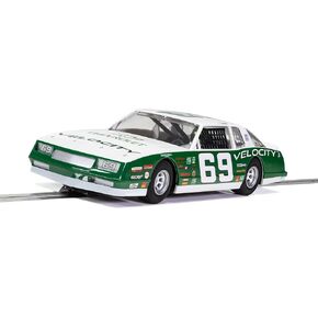 Scalextric Chevrolet Monte Carlo 1986#69 1:32 Slot Race Car C3947, Green/White