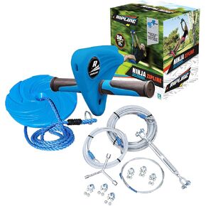 Ripline 50 ft Zipline Kit with Included Seat | Kids Zip line Kit - Backyard Zip line - Great Zipline Kit for Kids and Teens - Home Zipline Kit - Recommended Ages 8+ (RIP.995CTC) in Saudi Arabia
