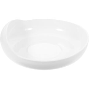 Anti-Spill Tray for The Elderly Silicone Ladle Suction Plates for Babies Suction Cup Bowls for Babies Snack Saucer Dishes Feeding Plate Sucker Bowl Elder Eating Bowl White Fry