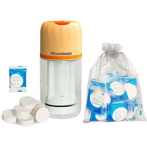 Compressed Wipes/Towel Dispenser with 40pcs Compressed Towels, Portable Wet Wipe Warmer, Wet Facial Tissues Maker, Kids Warm Towelettes Water Bottle/Case for Outdoor Camping Cleaning