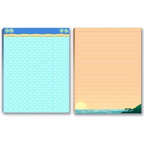 Stonehouse Collection | Beach Notepads | Tropical Note Pads | Assorted Bulk Pads | USA Made (Beach & Ocean)
